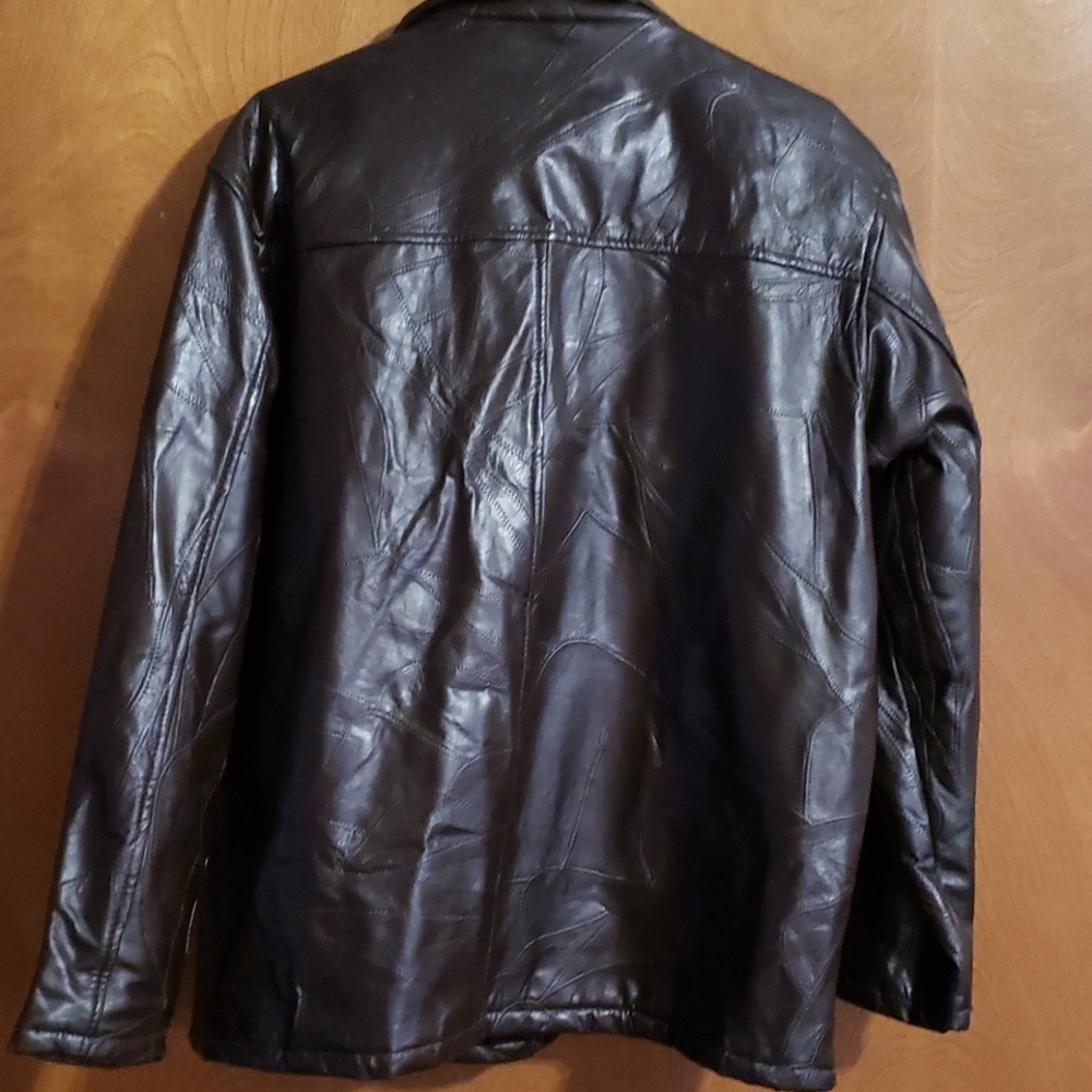 Haband leather coat size xl brown - Picture 4 of 8